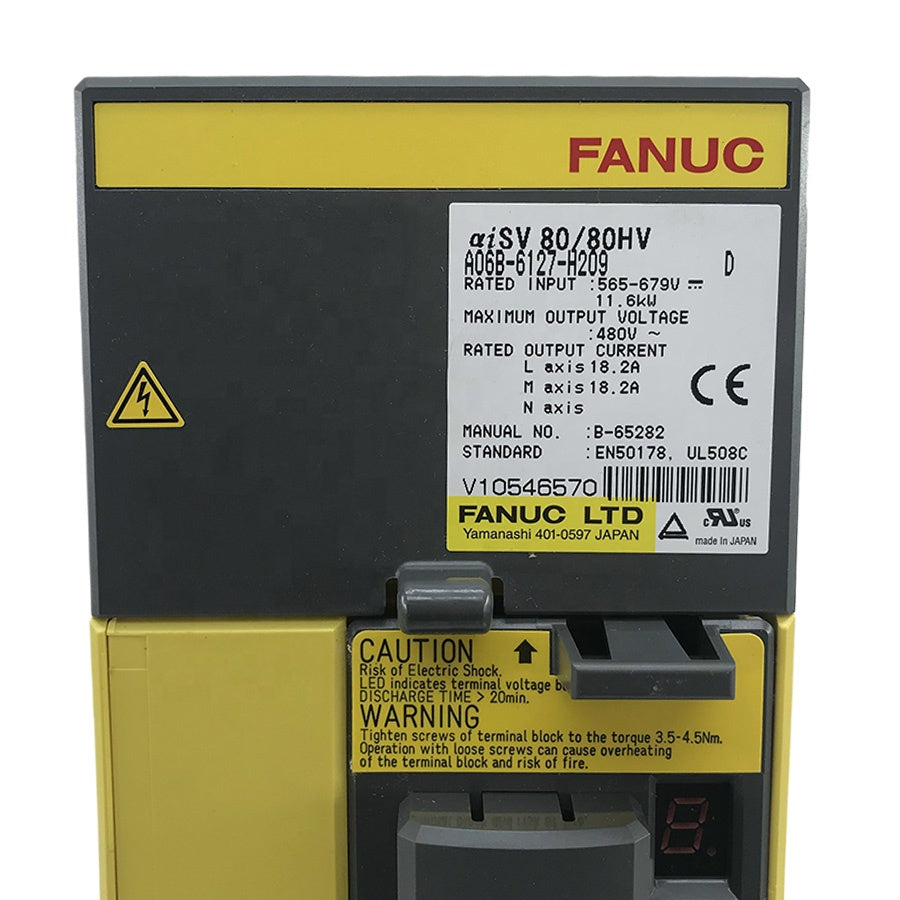 New in Stock Servo Drive Amplifier ISP 5.5HV-B Spindle Drive Alpha ISP A06B6270H006 A06B-6270-H006#H600 A06B-6270-H006 Fanuc