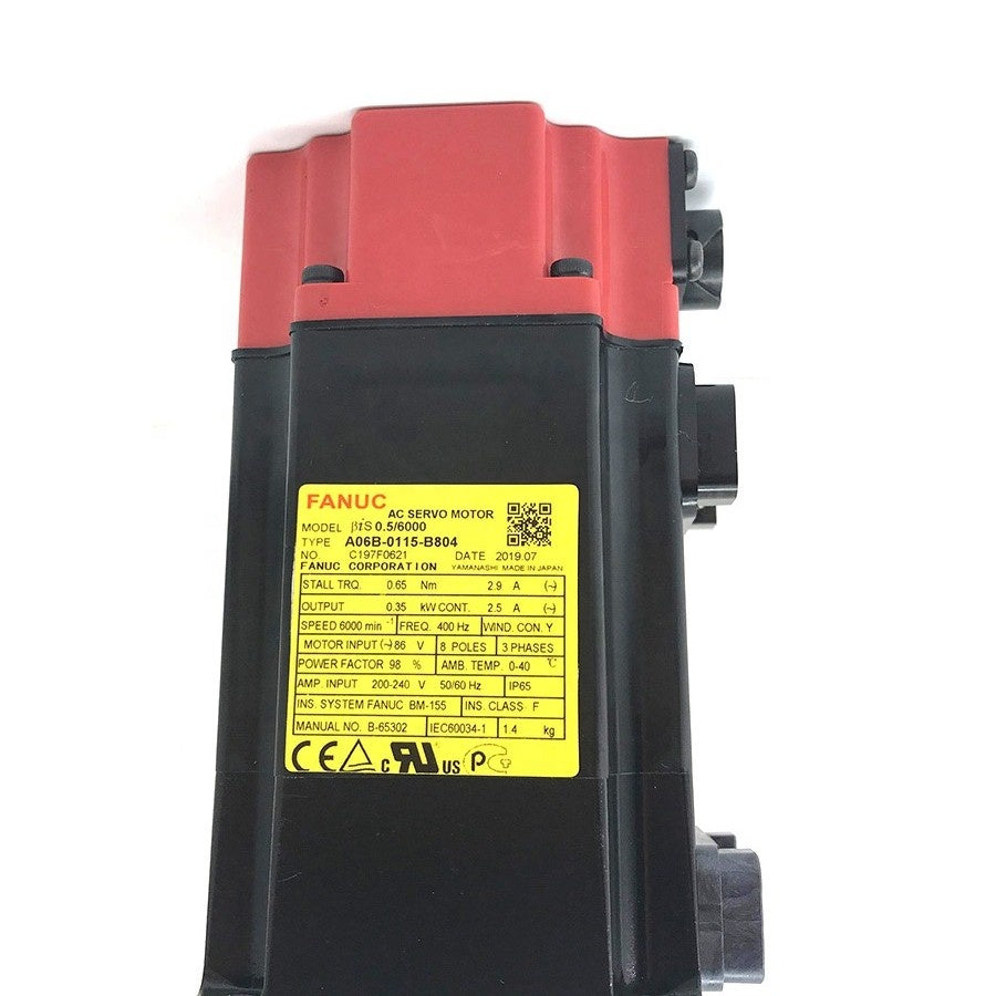 A06B-0115-B804 CNC Original Fanuc PLC Servo Motor A06B-0115-B804