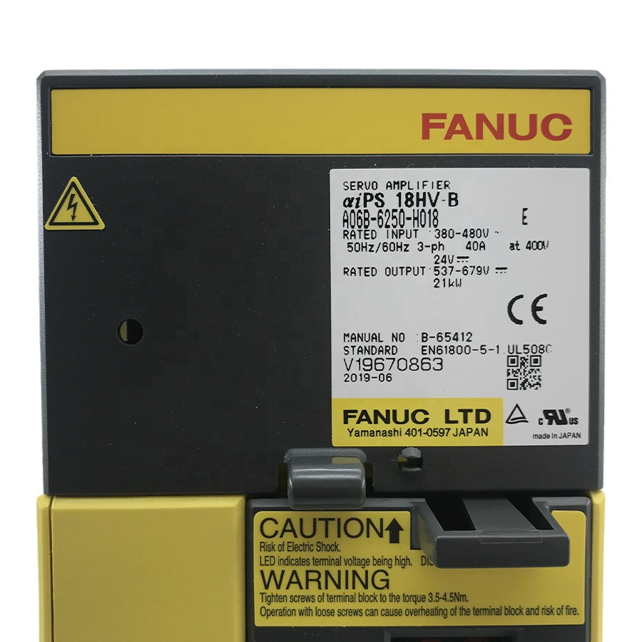 Industrial Controls Other Electrical Equipment Original Unit Module A06B-6250-H018 Fanuc Servo Drive