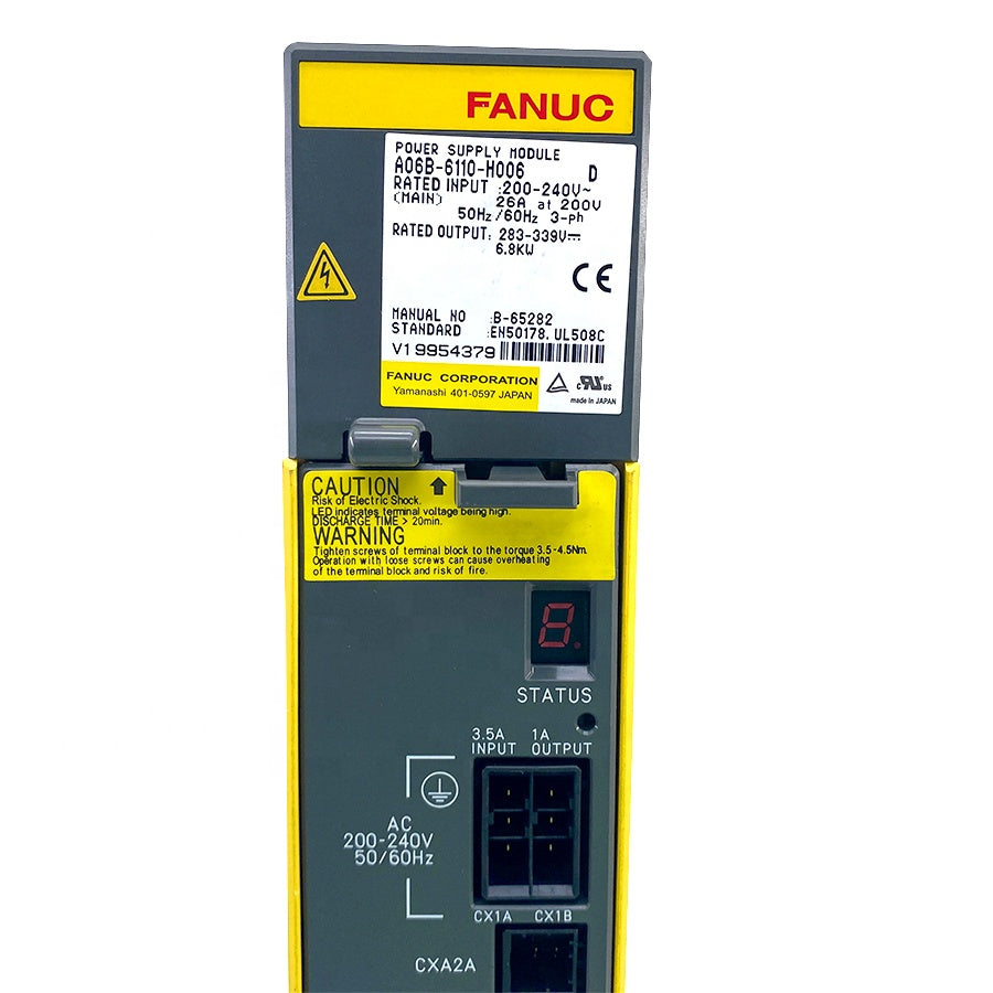 A06B-6110-H006 Original FANUC Servo Amplifier Drive A06B6110H006 Power Supply Module