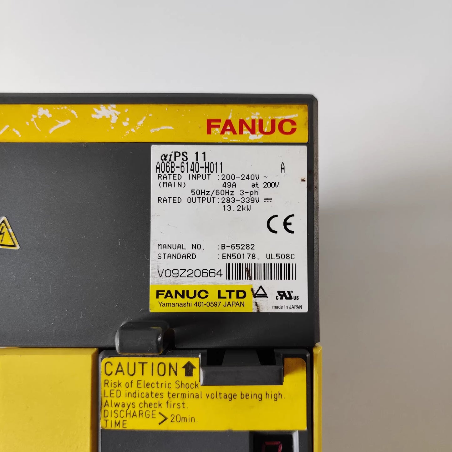 FANUC Power Supply Module, Original Fanuc Alpha Series PSM, Fanuc Drive A06B-6140-H011
