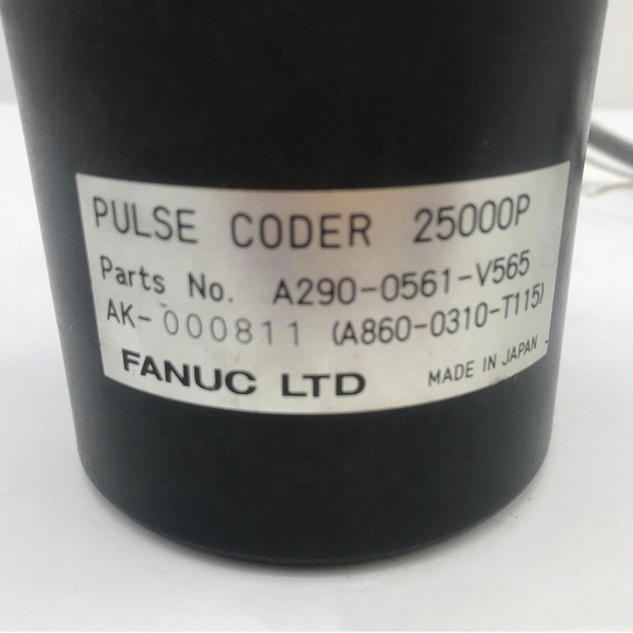 Original A290-0561-V565 25000P Fanuc Servo Motor Encoder Pulse Coder