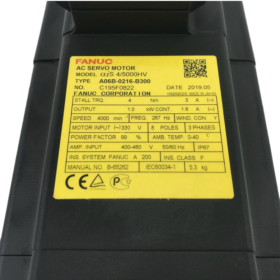 Original Servo A06B-0216-B300 Fanuc Ac Servo Motor