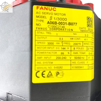 NEW And Original Fanuc Servo Motor Module A06B-0031-B077 Instock